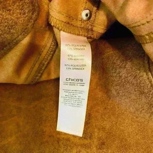 Chico Faux Leather/Suede Pants - Picture 9 of 9